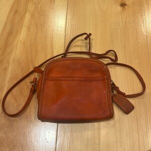 Coach vintage orange Abbie Zip bag